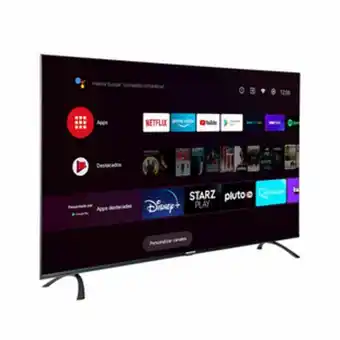 Alkosto Tv challenger 55" pulgadas 139 cm 55to62 4k-uhd led plano smart tv android oferta