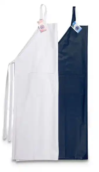 Makro Delantal industrial aro sellado pvc blanco oferta