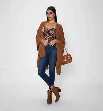 Studio F Blusa tiras con cadenas y cruces en el t oferta