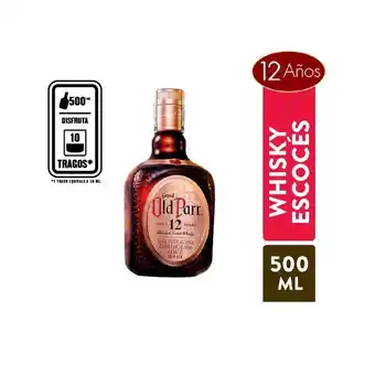 Makro Whisky old parr 12 anos 500ml oferta