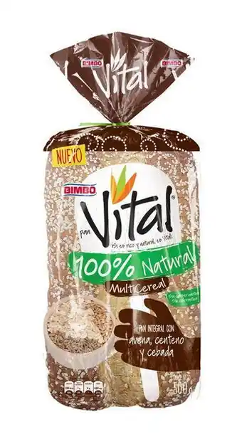 Éxito Pan multicereal vital 500 gr oferta