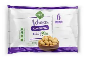 Éxito Achiras con quinua six pack taeq 150 gr oferta