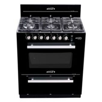 Electrojaponesa Estufa de piso abba gp vidrio 30" torre gt negro rg8035 oferta