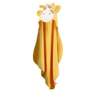 Tugó Toalla infantil con capucha jirafa amarillo oferta