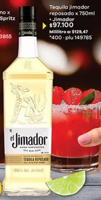 Éxito El Jimador Tequila Reposado 750ml oferta