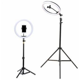 Linio Aro de luz 26 cm led tripode 2.10 mts 3 modos de luz selfie tiktok oferta