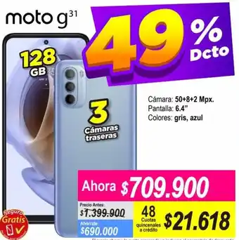 Alkomprar Moto G31 128GB oferta