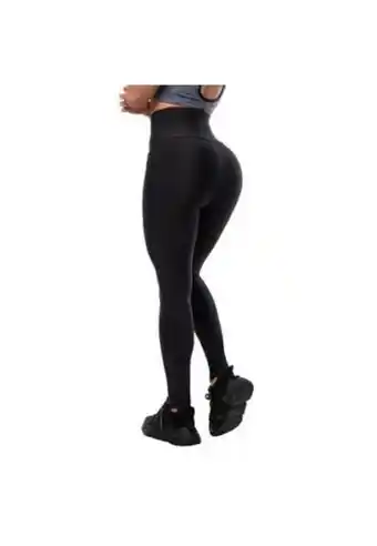 Dafiti Leggins pretina termica reductora cintura alta deportivo levanta cola para mujer oferta