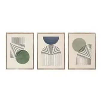 Tugó Set*3 cuadros decorativos cudahy 50*70*2cm oferta