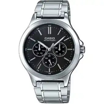 Linio Reloj casio mtp-v300d para hombre negro en acero inoxidable multiaguja oferta