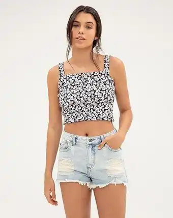 Gef Camisa letit negro estampado oferta