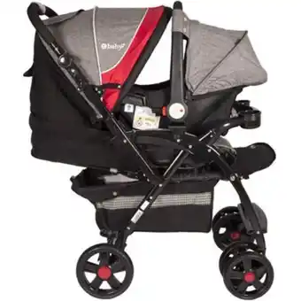 Linio Coche con silla de auto 1092 color rojo oferta