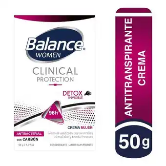 Carulla Deo crema clinical detox mujer balance 50 gr oferta