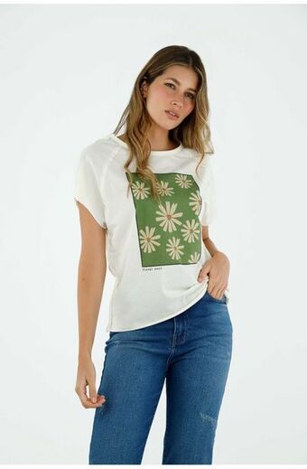 Tennis Camiseta para mujer color crudo oferta