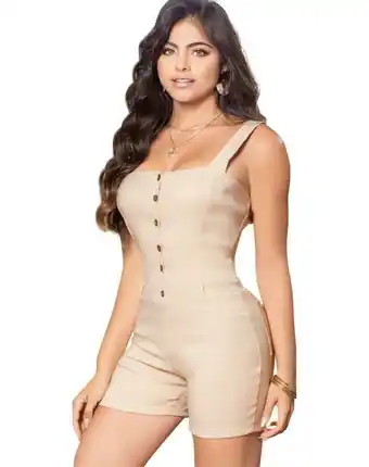 Marketing Personal Overall corto silueta semiajustada oferta