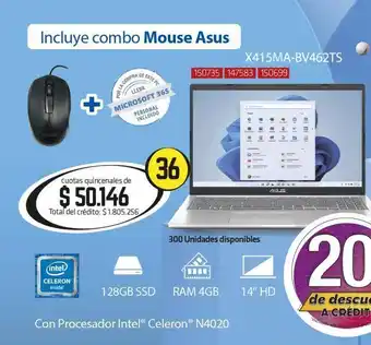 Hogar y Moda Computador portátil asus 14" oferta