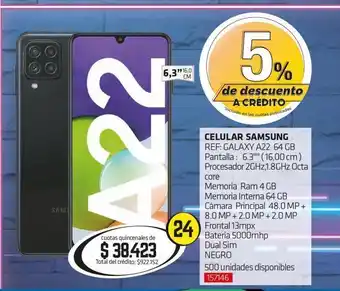 Hogar y Moda Celular samsung galaxy a22 oferta
