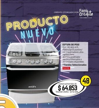 Hogar y Moda Estufa abba oferta