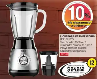 Hogar y Moda Licuadora vaso de vidrio oferta
