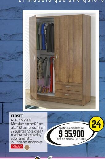 Hogar y Moda Clóset oferta