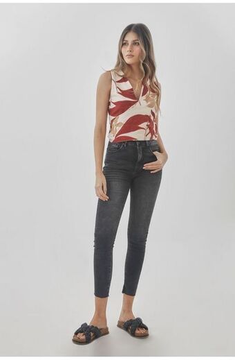 Tennis Jean negro para mujer oferta