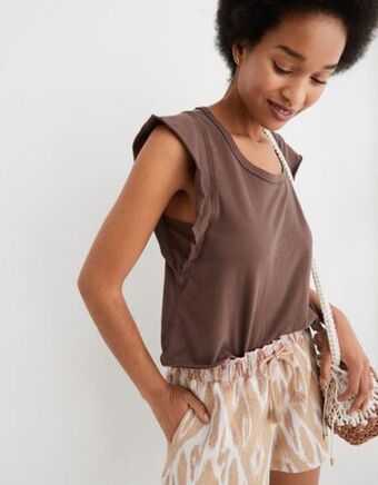 American Eagle Camiseta baby aerie con mangas con volumen oferta
