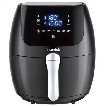 Éxito Freidora de aire negra de 7 l finlandek fidf459 oferta