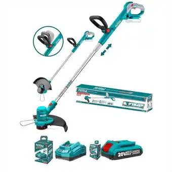 Éxito Guadaña inalámbrica 20v+batería+cargador, total oferta