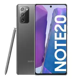 Éxito Celular samsung galaxy note 20 256 gb gris claro oferta