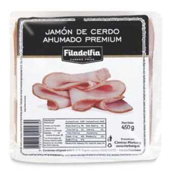 Makro Jamon de cerdo ahumado premium filadelfia 450g oferta