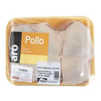Makro Contramuslo con piel standard aro 6u oferta