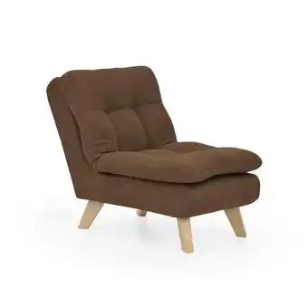 Carulla Poltrona toulouse tela poliéster chocolate oferta