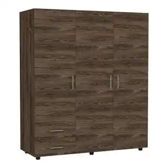 Éxito Closet light chocolate y blanco con dos cajones oferta