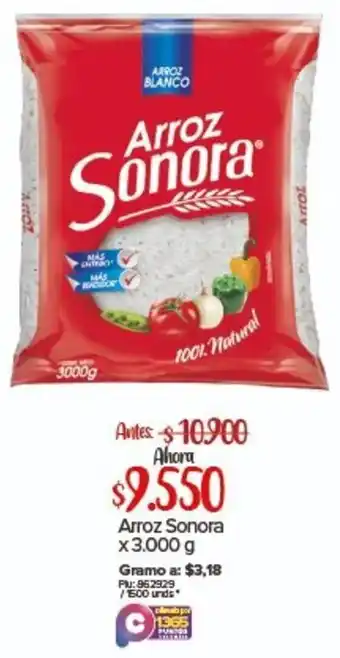 Super Inter Arroz Sonora 3000g oferta