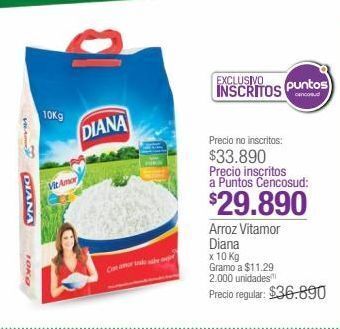 Jumbo Arroz vitamor diana x 10 kg oferta