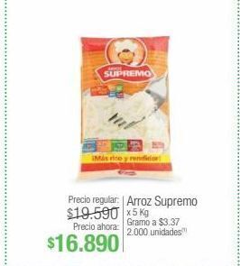 Jumbo Arroz supremo x 5 kg oferta