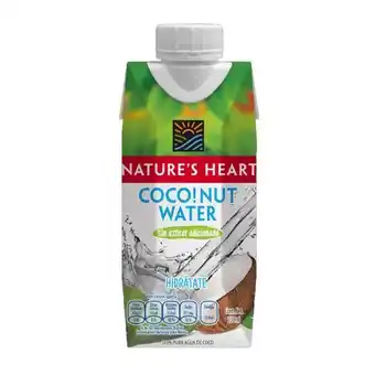 Merqueo Agua de coco 330ml nature's heart oferta
