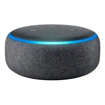 Mercado Libre Amazon echo dot 3rd gen con asistente virtual alexa charcoal 110v/240v oferta