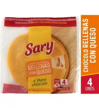 Éxito Arepa chocolo r/queso x4 unds sary 400 gr oferta