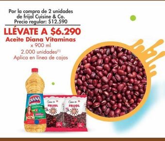 Metro Aceite diana vitaminas x 900ml oferta
