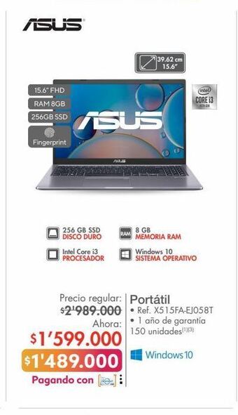 Metro Computador portátil asus oferta