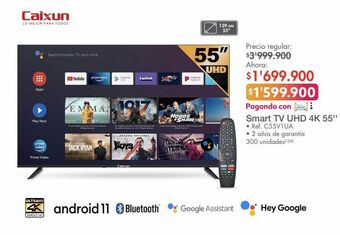 Metro Smart tv uhd 4k 55" oferta