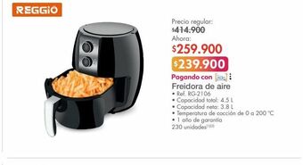 Metro Freidora de aire reggio oferta