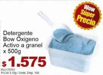 Belalcazar Detergente Bow Oxigeno Activo a Granel 500g oferta