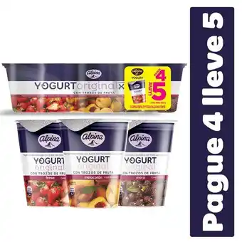 Éxito Of yogurt 4x5 unidades alpina 564.8 ml oferta