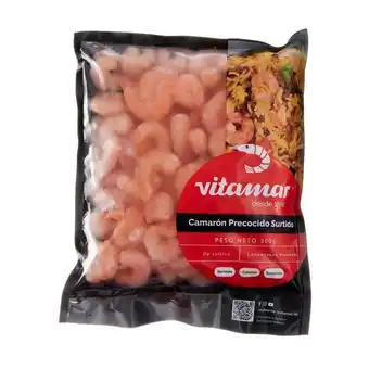 Éxito Camarón precocido surtido vitamar 300 gr oferta
