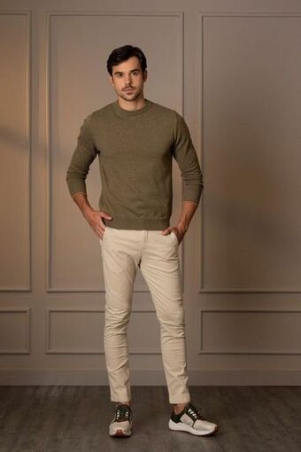 Vélez Pantalón chino torfa semifitted arena oferta