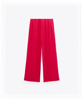Zara Pantalón fluido oferta