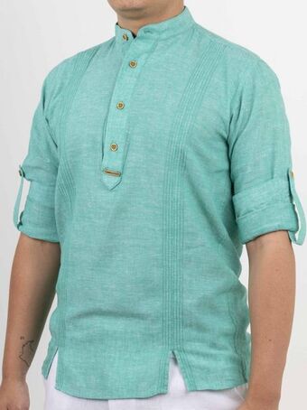 Gino Passcalli Camisa hombre mc lino oferta