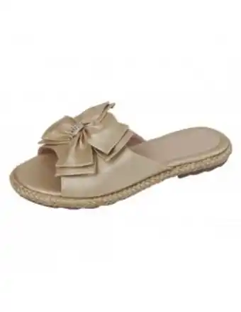 Payless Sandalias fio xl bow silde para mujer oferta